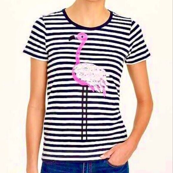 J. Crew Flamingo Collector’s Tee Women's Small - Picture 2 of 8